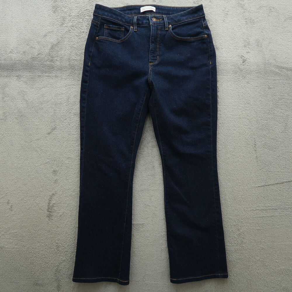 Loft Jeans Women's Size 6/28 Blue Mid-Rise The Curvy Boot Denim 27.5" Inseam